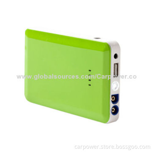 Mini car jump start, 12V vehicle emergency, fashion color design, fits for mobile/MP3/MP4 players